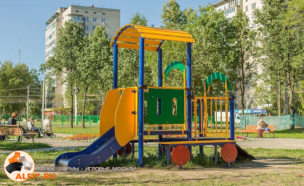 Детские горки для уличных игровых площадок «Аleit-24» • Краснодар
