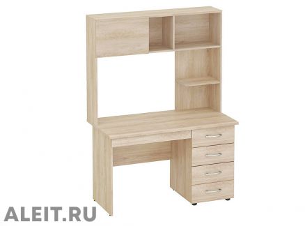 Офисный компьютерный стол 1,2 м для персонала в в Новороссийске с полками