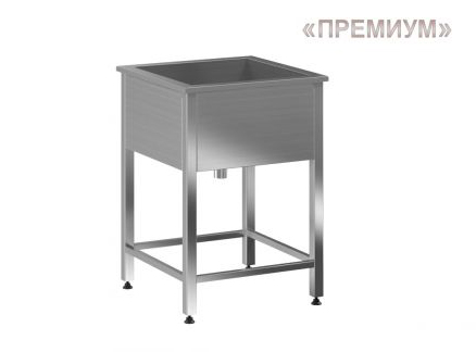 Односекционная моечная ванна • Нержавейка