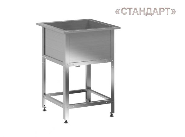 Ванна моечная из нержавейки AISI 430 в в Новороссийске для школьного общепита, столовой и ресторана фото 2